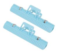 BETOOKY Lot de 2 Clips pour Partitions Musicales en Acier à Ressort, Pince Porte-page Bleu Macaron, Taille Standard, Accessoire pour Piano, Violon et Guitare, Maintien Réglable