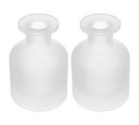 BETOOKY Lot de 2 flacons diffuseurs en Verre cylindriques 150ml - sans Flamme - Portable et Rechargeable - pour Maison et Bureau - Accessoires décoratifs