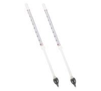 BETOOKY Lot de 2 Hydromètres en Verre Fabrication du Sirop D'érable, Densitomètres Précis Échelle Facile à Lire, Gain de Temps et D'effort