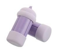 BETOOKY Lot de 2 Set de Set de Flacons de Voyage en Silicone pour Shampooing 60ml, Étanches et Résistants aux Chocs, Bouteille Ronde Souple pour Vacances et Aventures en Plein Air