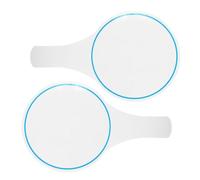 BETOOKY Lot de 2 Tableaux Effaçables à Sec 15x25 Cm Bleu Lignes, Planches de Notation Simples Faces pour Vote, Tableau Blanc Portable pour Bureau et Activités Scolaires