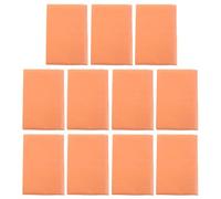 BETOOKY Lot de 20 Bavoirs Dentaires Jetables en Pulpe Orange, Tapis de Table pour Tatouage et Nail Art, Protection Jetable Pigments pour Salon de Manucure