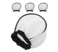 BETOOKY Lot de 4 Softbox pour Flash D'appareil Photo en Tissu Blanc, Diffuseur Léger Minimisant Les Ombres Dures, pour Portraits et Prises de Vue en Extérieur