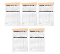 BETOOKY Lot de 5 Carnets de Factures de Livraison Deux Parties en Papier avec Tableau Intégré pour Professionnels et Petites Entreprises en Photographie