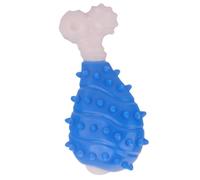 BETOOKY Mâcher Chiens Quand Interaction Nettoyage en Dents et Animaux de pour TPR Forme Pilon Poulet Bleu sont Séparés