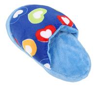 BETOOKY Mâcher pour Chiens Petits et Moyens, Grinçant en Peluche Forme Pantoufle Bleu, pour Jouer et Entraîner Votre Chiot
