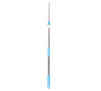 BETOOKY Manche à Balai en Acier Inoxydable Bleu Mécanisme Télescopique Réglable et Tige Anti- pour Balai Serpillère Rotatif et Nettoyage de Sol