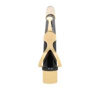 BETOOKY Manche Lisse L'intonation sans Surface Accessoire Améliore Bavure de Saxophone Alto en Laiton Plaqué Nickel Noir pour Musique et Étudiants