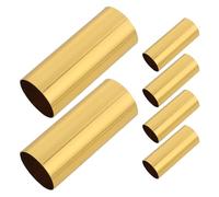 BETOOKY Manchons Base de Candélabre E14 en Métal Doré, Lot de 6 Pièces, Haute Performance et Application Polyvalente pour Lampes de Table et Accessoires D'éclairage