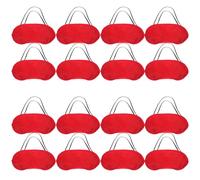 BETOOKY Masque de Sommeil de Voyage Bandeau et Blocage Lumière en Polyester Rouge, Lot de 24 Pièces Sieste Quotidienne