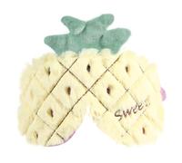 BETOOKY Masque de Sommeil en Peluche Forme Ananas Jaune, Cache-yeux pour Dormir Fonction D'ombrage et Bloque la Lumière, pour Salon de Beauté et Spa Couleur Aléatoire
