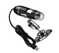 BETOOKY Microscope Numérique USB 1600x Éclairage LED, Lentille en Verre, Recharge USB, pour Usage Éducatif et Laboratoire