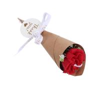 BETOOKY Mini Bougie Parfumée Rouge de Fleur, Élégante