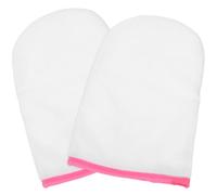 BETOOKY Moufles de Cire la Paraffine pour Manucure, Paire en Tissu Éponge Isolant, Améliore L'absorption Hydratante, pour Salon de Nail Art