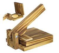 BETOOKY Moule à Pâte Pratique en Bois Poignée Ergonomique pour Raviolis et Gâteaux, Ustensile Cuisine Manuel Simple et Créatif, pour Préparer des Pâtes Maison