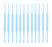BETOOKY Nettoyeur D'oreilles Portable 12pcs en Abs Tête Confortable, Spirale Sûre pour Extraction de Cérumen, pour Usage Domestique