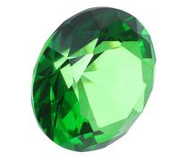BETOOKY Ornement Décoratif Cristal Artificiel Vert Décoration de Mariage Élégante pour Table Cérémonie Fête Home Décor