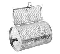 BETOOKY Panier à Tambour Rotatif Porte Mobile Facile à Ouvrir en Acier Inoxydable Résistant la Déformation pour Four Électrique Cuisson Four