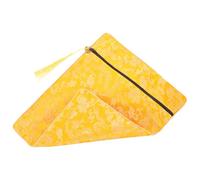 BETOOKY Paquet pour Organiser Vos Écrits et Documents de Rangement pour Livres Bouddhistes en Tissu de Soie Jaune, Intérieur Spacieux et Design Serein