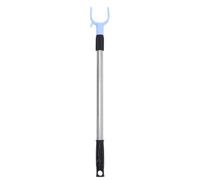 BETOOKY Perche avec Fourchette en Plastique Télescopique Réglable en Acier Inoxydable Longueur 58-90cm, pour Étendre Le Linge à Domicile