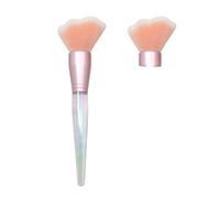 BETOOKY Pinceau de Maquillage Chat Forme Patte Grand Format Poils Blancs Synthétiques pour Poudre Cosmétique Manche Plastique Dégradé Rose Outil Professionnel pour Se Maquiller au