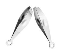 BETOOKY Pinces à Poulet en Acier Inoxydable 2 Pièces Cuisine, Extraction Rapide des Poils, Prise Confortable, Accessoires Pratiques pour Usage Domestique