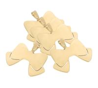 BETOOKY Plaques D'identification et Design Délicat pour Chiens Lot de 5 en Acier Inoxydable, Forme Nœud Papillon, Gravure DIY, Service Solide pour Animaux
