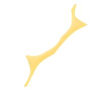 BETOOKY Pochoir pour Dessiner les Sourcils en Silicone Guide-sourcils Jaune Modèle Pratique Outil de Maquillage Adapté à Tous Types de Peau pour Femmes