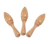 BETOOKY Presse-agrumes Manuel en Bois Naturel 3pcs Poignée Solide et Légère pour Jus de Citron Rapide Cuisine ou Occasions Festives