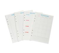 BETOOKY Recharge de Papier A5 6 Trous pour Cahier Rechargeable Feuilles Mobiles en Papier Lisse Lot de 1 Set de Set pour Usage Quotidien et Écriture Fluide