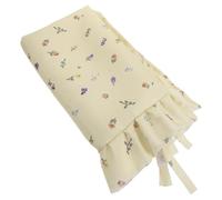 BETOOKY Rideau Résistant Rustique de Four Style Jaune en Polyester Ferme la Chaleur, Installation Facile Petites pour Cuisines Usage Intérieur Quotidien