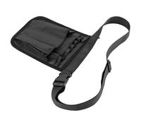 BETOOKY Sacoche Banane Multifonctionnelle Noire, Pochette à Outils de Ceinture Plusieurs Compartiments, Organisateur Ergonomique pour Matériel, Usage Professionnel en Hôpital et Maison
