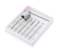 BETOOKY Set de Têtes de Meuline en Acier Tungstène pour, Accessoires de Manucure et Nail Art, 1 Set pour Enlever Peau Morte et Protéger la Peau