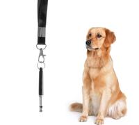 BETOOKY Sifflet D'arrêt pour Chien en Acier Inoxydable avec Dragonne, Fréquence Réglable pour Dressage et Rappel, Accessoire Indispensable pour L'éducation Canine