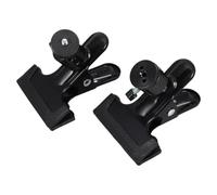 BETOOKY Support de Cadre à Broder Réglable, Pince Métal de Table 360° | Angle Ajustable, Hauteur Variable, Patins Silicone Antidérapants, Noir, pour Ateliers Créatifs et Extérieur