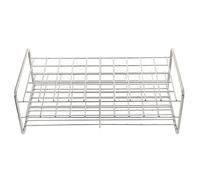 BETOOKY Support Éprouvette Carré Acier Inoxydable Porte Tubes Essai Robuste à Niveaux Rack Laboratoire Résistant Corrosion pour Stockage et Organisation Pratique