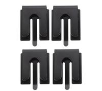 BETOOKY Support pour Radio Portable Lot de 4 Pièces Noir Installation sans Perçage Accessoire Voiture Pratique Compatible Radio Mobile et Haut-parleur