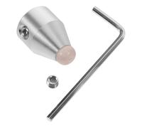 BETOOKY Support Stable et Antidérapant pour Diapason de 8 Mm en Cristal Argenté, Accessoire Multifonctionnel pour Appareils de Guérison Vibratoire et Yoga