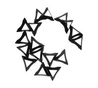 BETOOKY Support Triangulaire Léger et Portable Cube Puzzle pour Plastique Noir Lot de 20 Pièces pour Affichage et Organisation