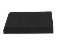BETOOKY Tapis D'isolation pour Haut-parleur en Mousse Noire Haute Densité, Coussin Absorbant les Vibrations pour Studio D'enregistrement