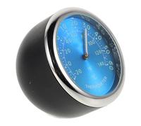 BETOOKY Thermomètre Intérieur de Voiture Horloge Quartz Élégante et Affichage Lumineux Bleu pour Surveillance de Température en Temps Réel Lors de Conduite Nocturne