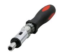 BETOOKY Tournevis Porte-embout 1/4 Pouce Manche Rotatif à 180° en Acier et Plastique, Fonction Cliquet Multifonction pour Outils Mécaniques Automobiles
