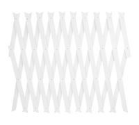 BETOOKY Treillis en Bois Blanc Support Élégant pour Plantes Grimpantes Extensible Panneau Mural Ajustable pour Intérieur et Extérieur