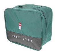 BETOOKY Trousse de Portable en Tissu Oxford Imperméable Grosse Capacité Multi-Compartiments Paquet Ménager Vert pour Rangement Remède à la Maison Bureau et Voyage