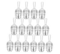 BETOOKY Tubes de Gloss à Lèvres Forme Pot à Miel Rechargeables Réutilisables Lot de 15 en Plastique pour et Voyage