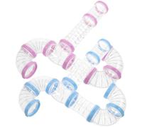 BETOOKY Tunnels en Plastique pour Hamster Connecteurs Kit Double pour Cage Extérieure à Assembler Adapté aux Hamsters Souris et Petits Rongeurs Explorateurs
