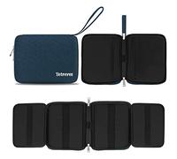 Betoores Organisateur Bracelet Montre, Rangement Sac de Bracelet Montre Pochette Rangement Bracelet pour Apple Watch Nylon Étanche Tient 20 Bracelets de Montre(Bleu Marin)