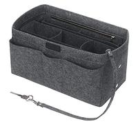 Betoores Organisateur de Sac à Main Feutre Sac de Rangement Intérieur Organiseur de Sac pour Femmes (Gris, XL)
