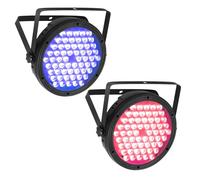 BETOPPER 120W Par LED RGBW 4 en 1 Lumiere Soiree avec DMX512, 3500Lm Lyre Led Jeux de Lumiere pour Soiree, Lumière DJ Eclairage de Scène pour Bar, Disco,Mariage, Fête, 2Pcs