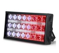 BETOPPER Lumières Stroboscope 300W LED Matricielle Faisceau Dynamique RGBW 4-en-1 Mappage de Pixels Jeu de Lumiere 5 Modes de Controle Intense Lumières de Scène pour DJ Bar Fête (1PC)